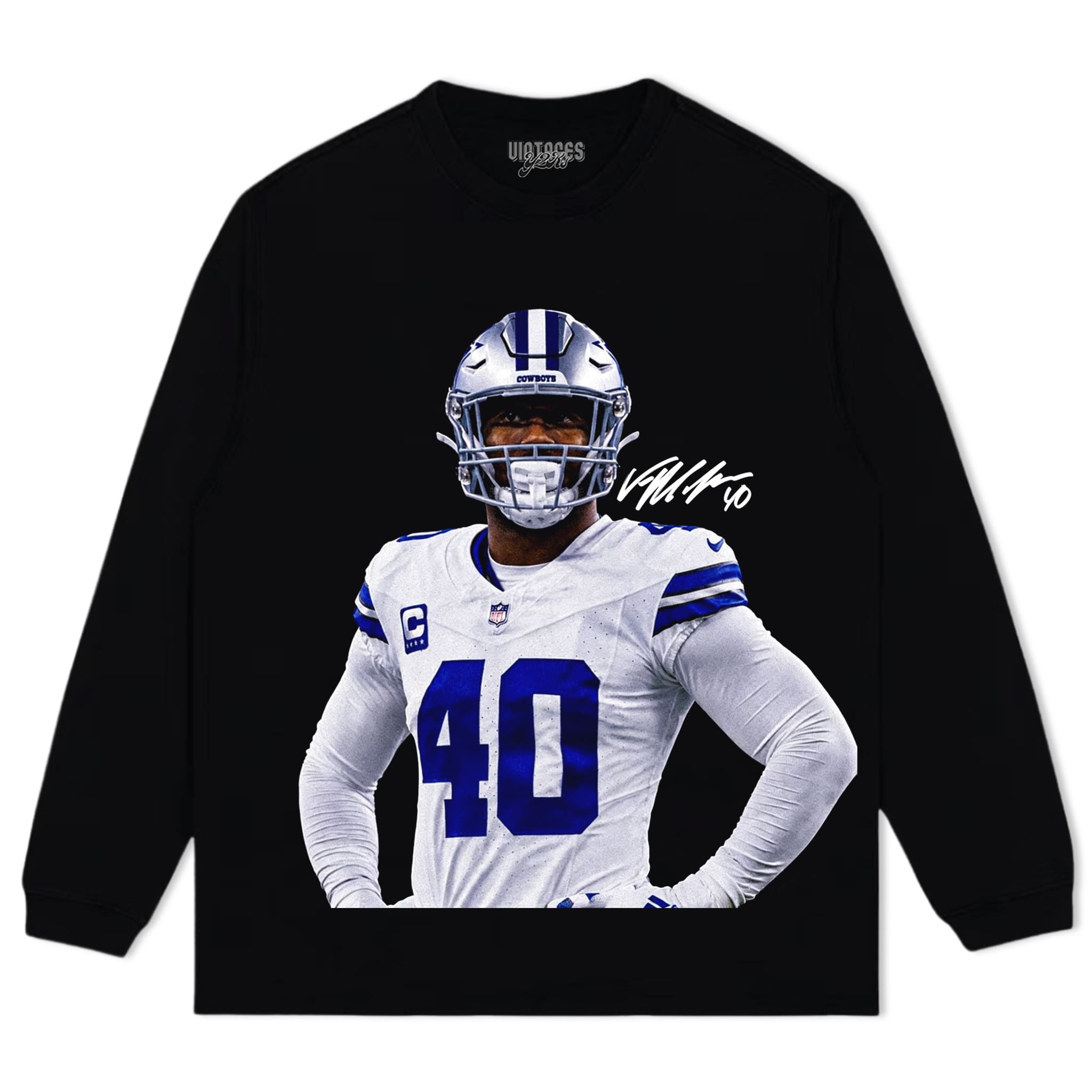 VON MILLER - DALLAS COWBOYS TANK TOP & TEE & LONG SLEEVE & LAYERED LS & HOODIE