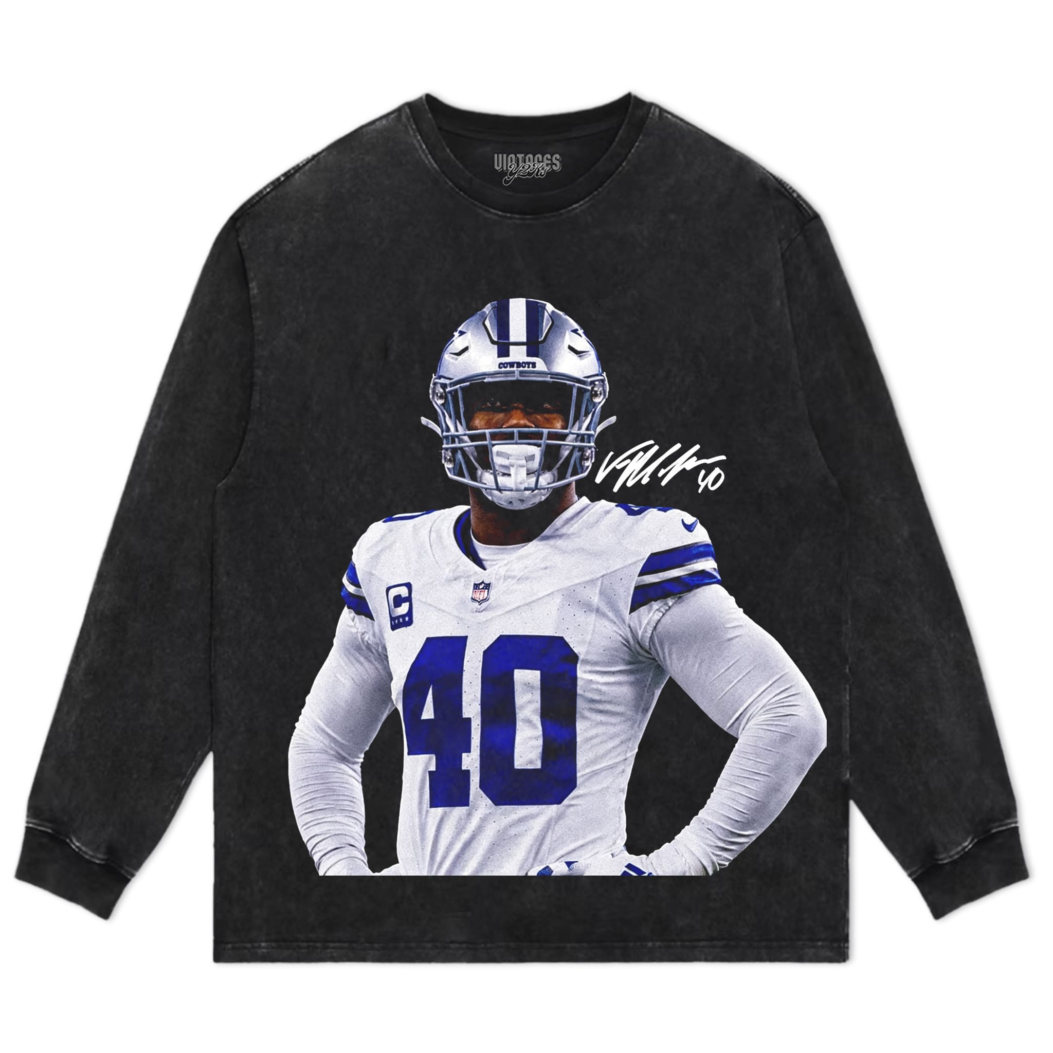 VON MILLER - DALLAS COWBOYS TANK TOP & TEE & LONG SLEEVE & LAYERED LS & HOODIE