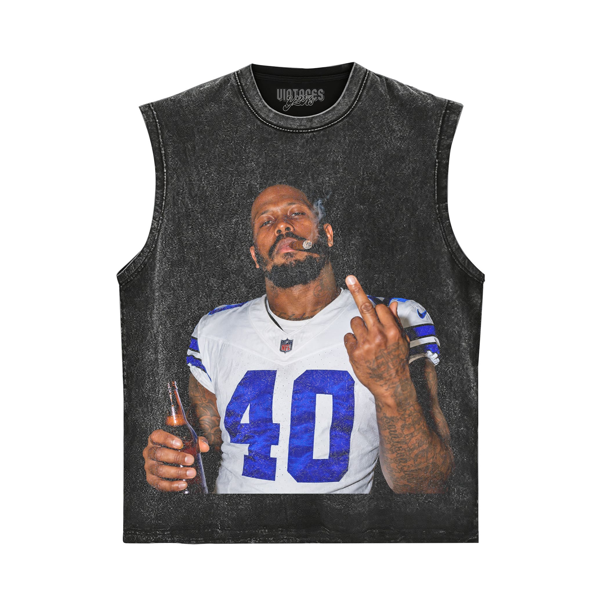 VON MILLER - MIDDLE FINGER TANK TOP & TEE & LONG SLEEVE & LAYERED LS & HOODIE
