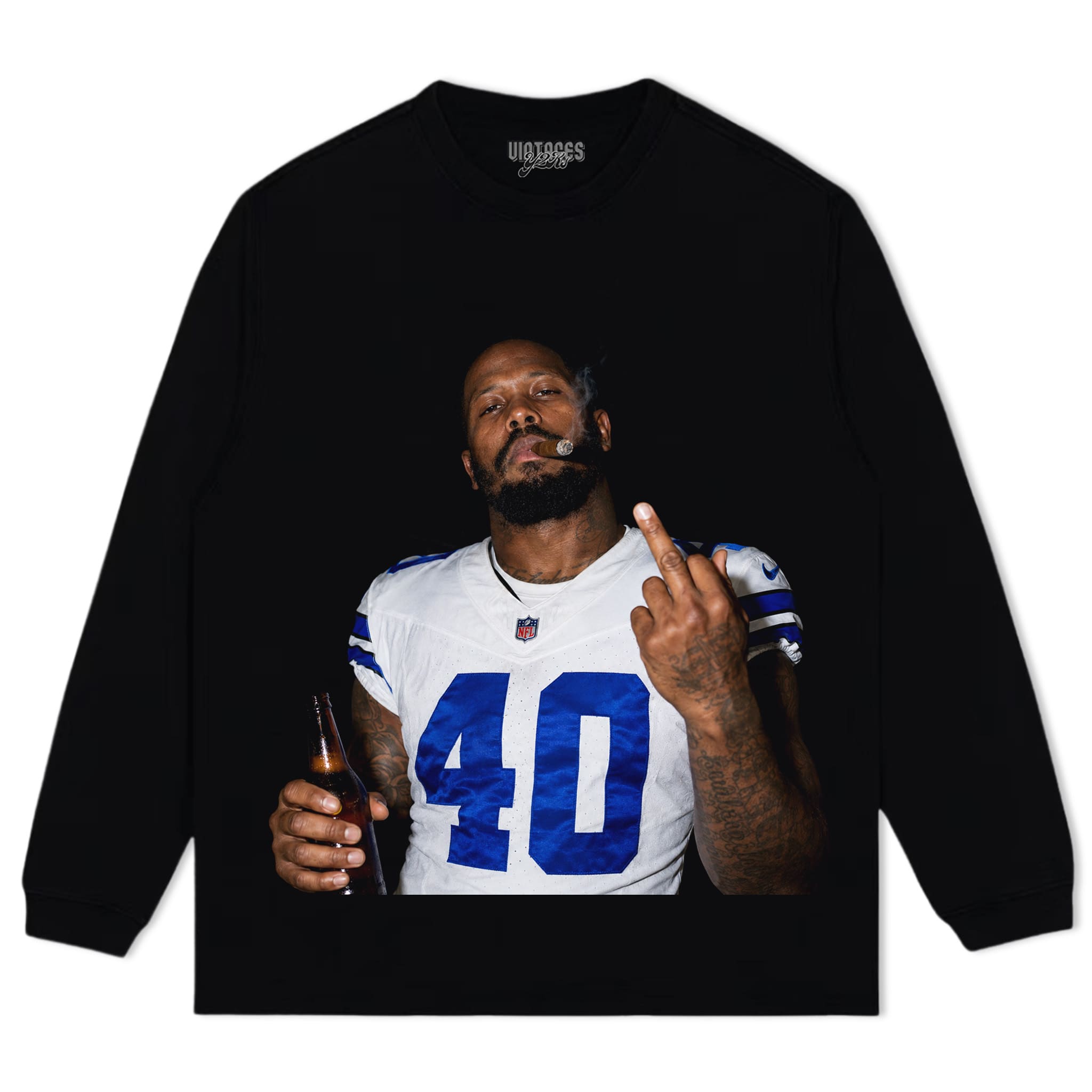 VON MILLER - MIDDLE FINGER TANK TOP & TEE & LONG SLEEVE & LAYERED LS & HOODIE
