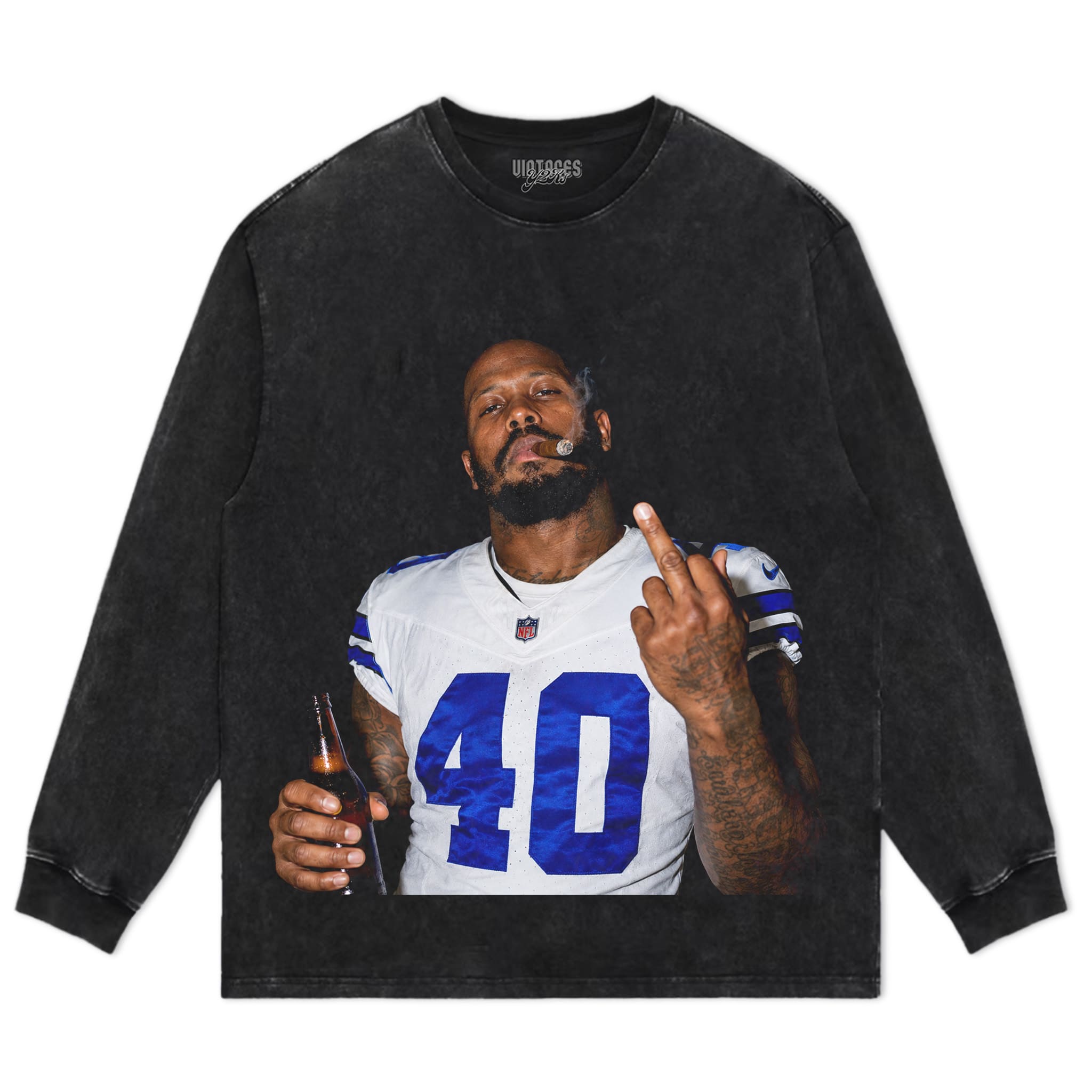 VON MILLER - MIDDLE FINGER TANK TOP & TEE & LONG SLEEVE & LAYERED LS & HOODIE