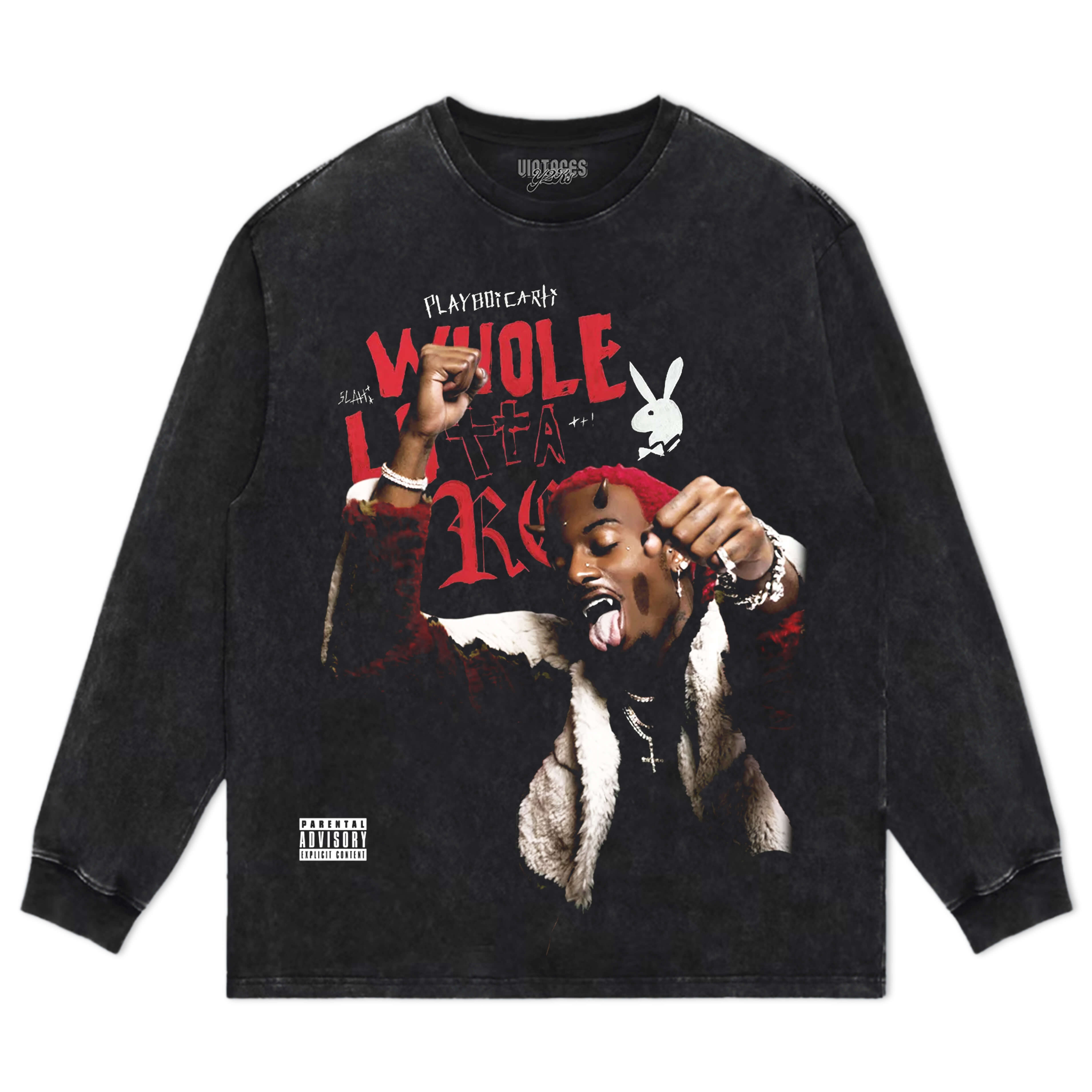 WHOLE LOTTA RED & PLAYBOI CARTI V3 TEE & LS & HOODIE