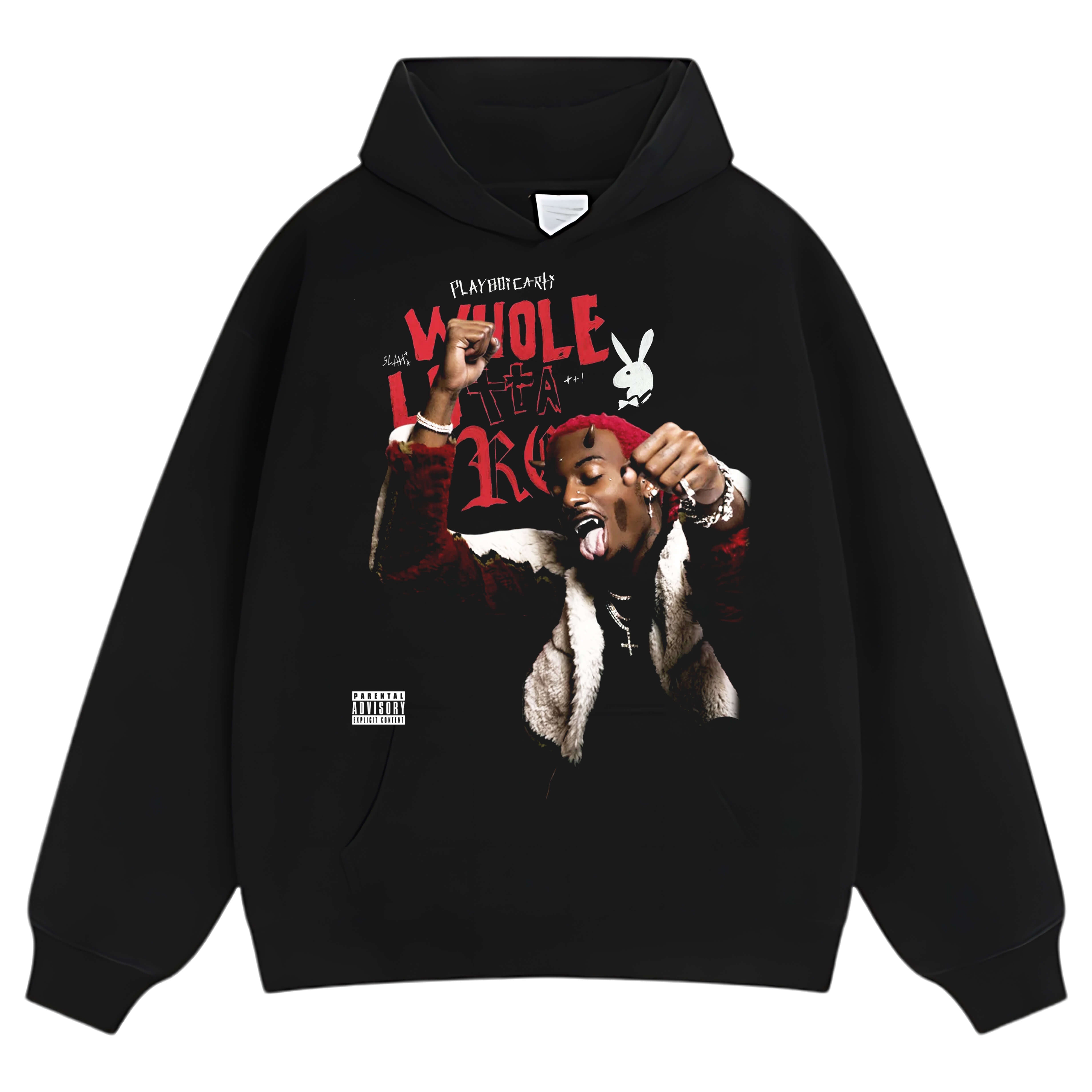 WHOLE LOTTA RED & PLAYBOI CARTI V3 TEE & LS & HOODIE