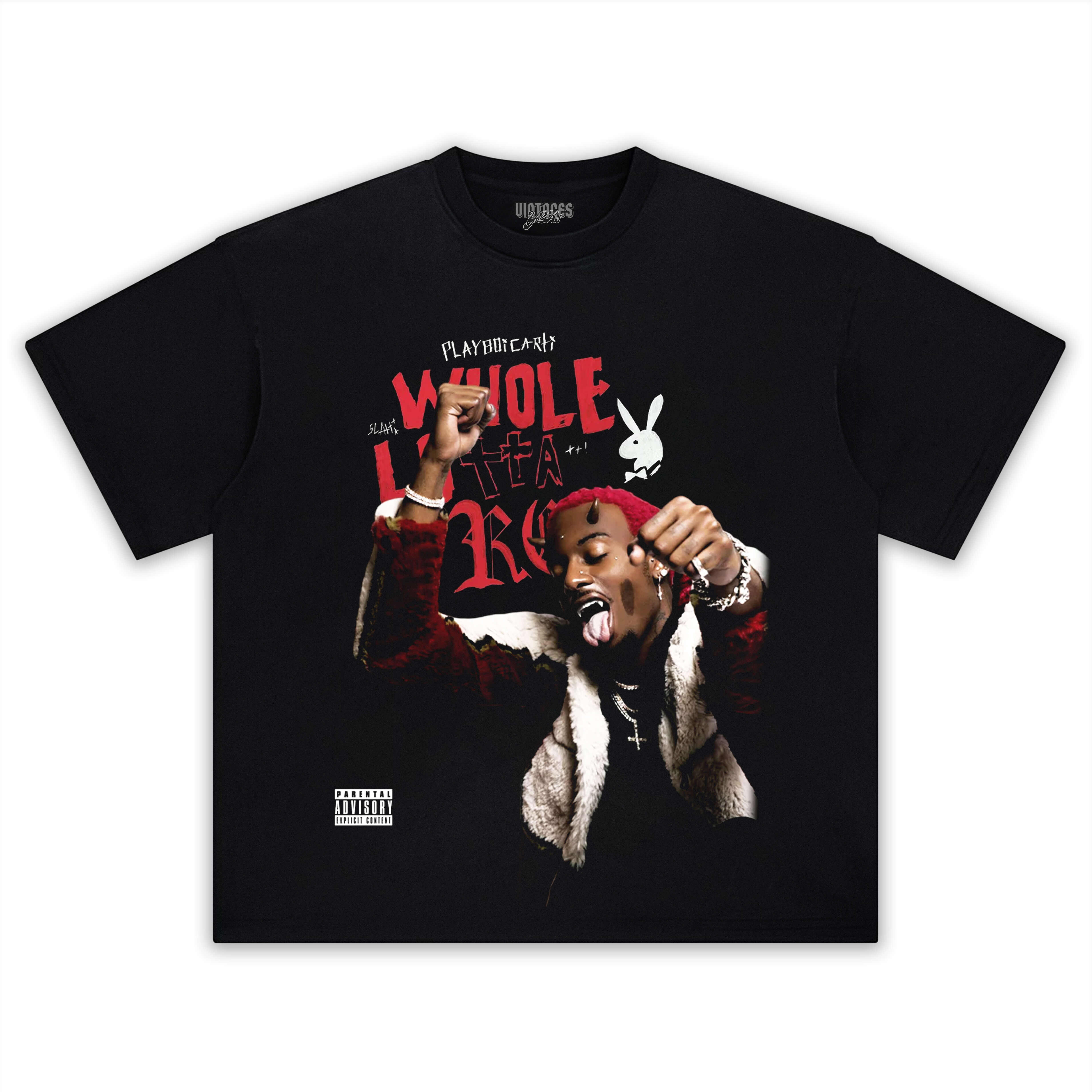 WHOLE LOTTA RED & PLAYBOI CARTI V3 TEE & LS & HOODIE