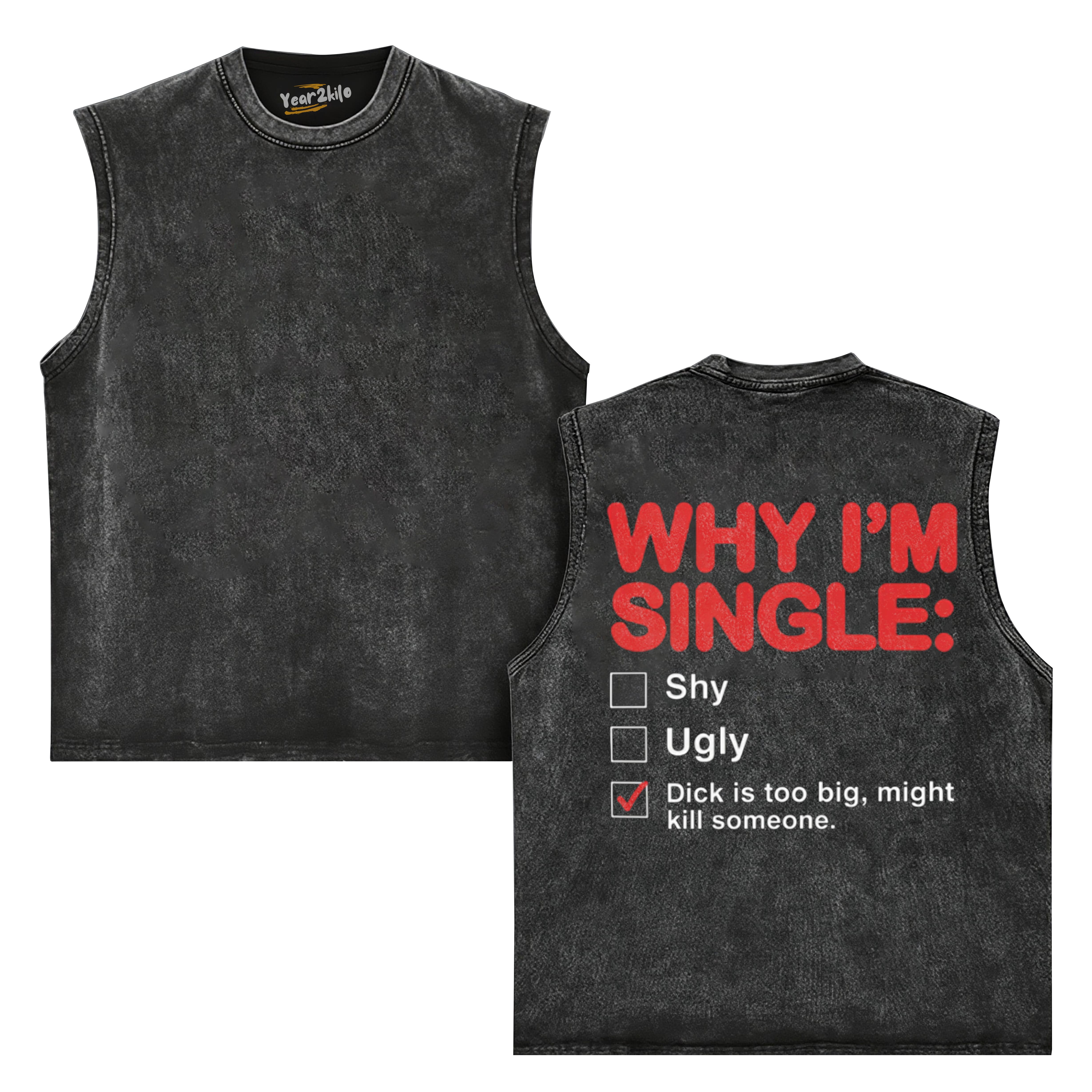WHYI MSINGLE TANK TOP & TEE