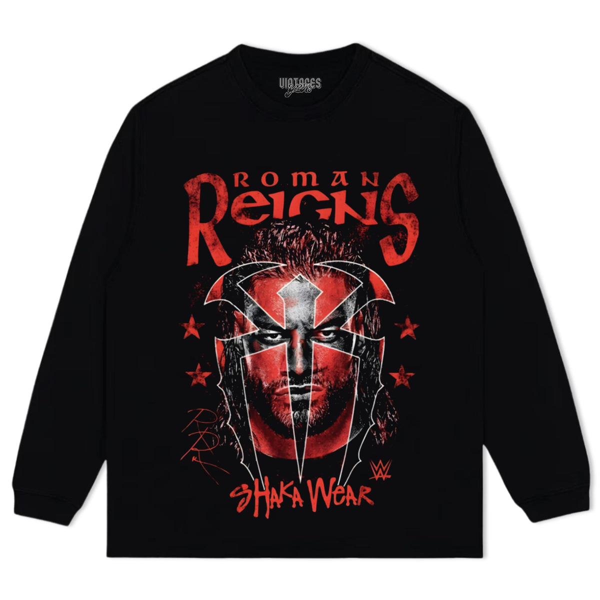 WWE X SHAKA WEAR ROMAN REIGNS TANK TOP & TEE & LONG SLEEVE & LAYERED LS & HOODIE