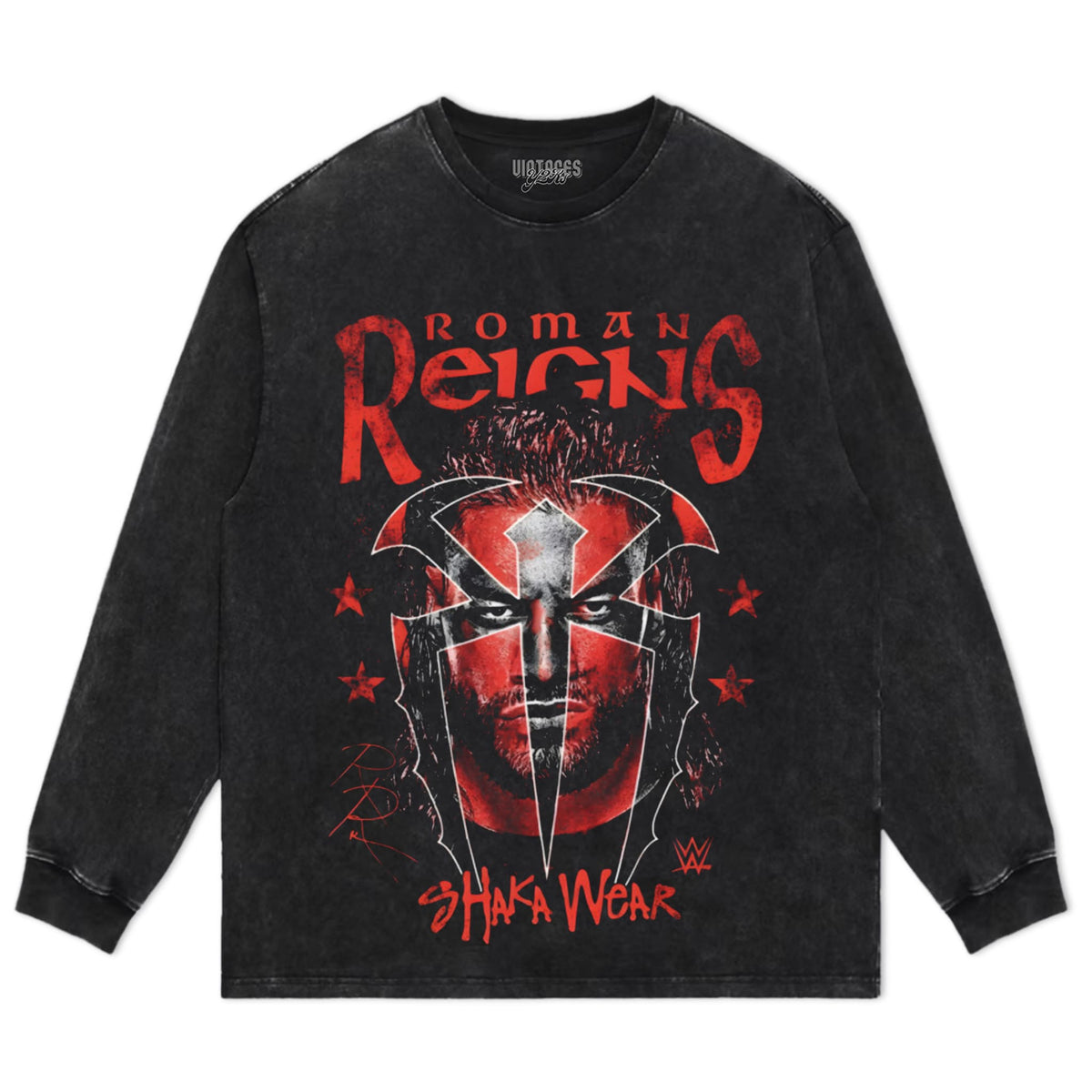 WWE X SHAKA WEAR ROMAN REIGNS TANK TOP & TEE & LONG SLEEVE & LAYERED LS & HOODIE