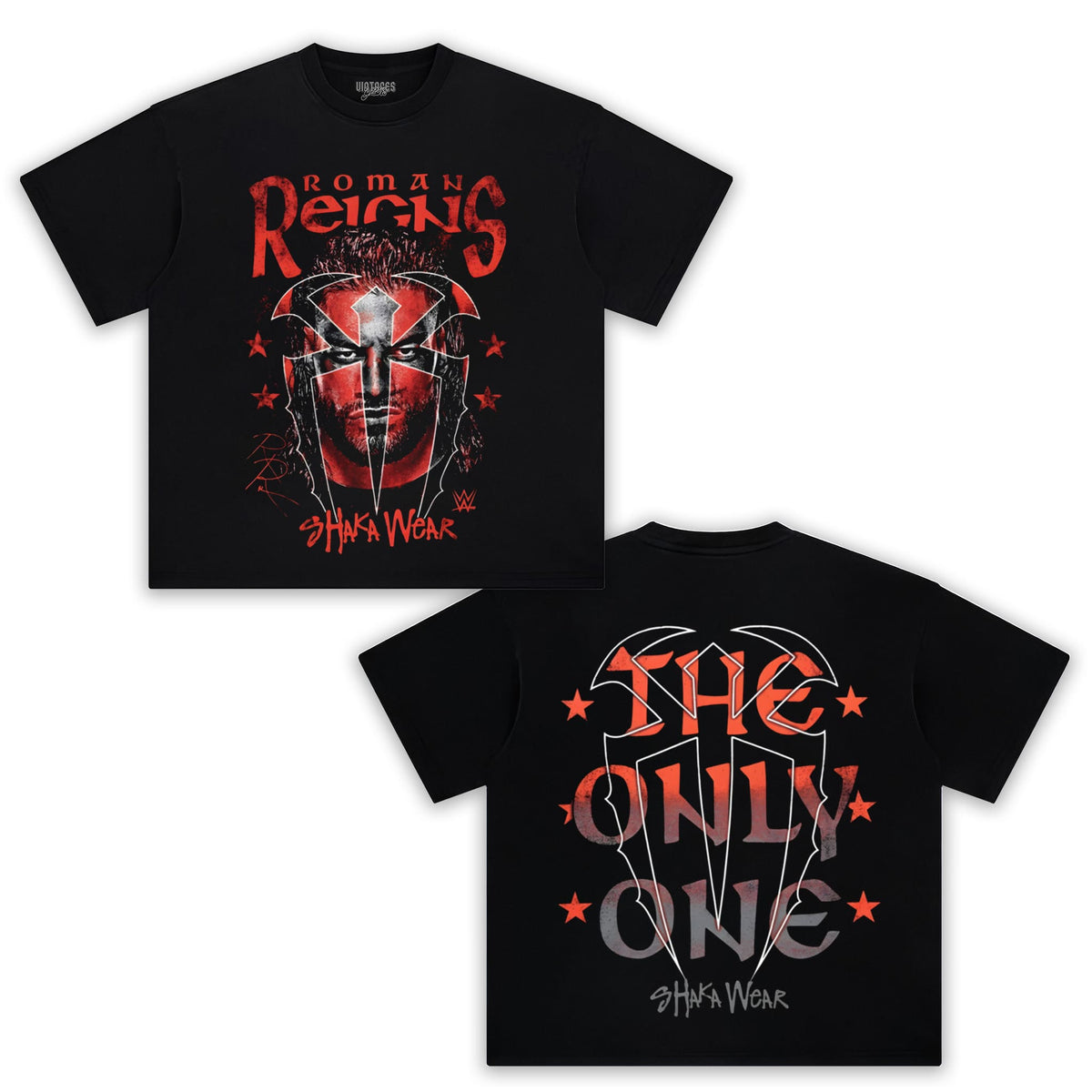 WWE X SHAKA WEAR ROMAN REIGNS V2 TANK TOP & TEE