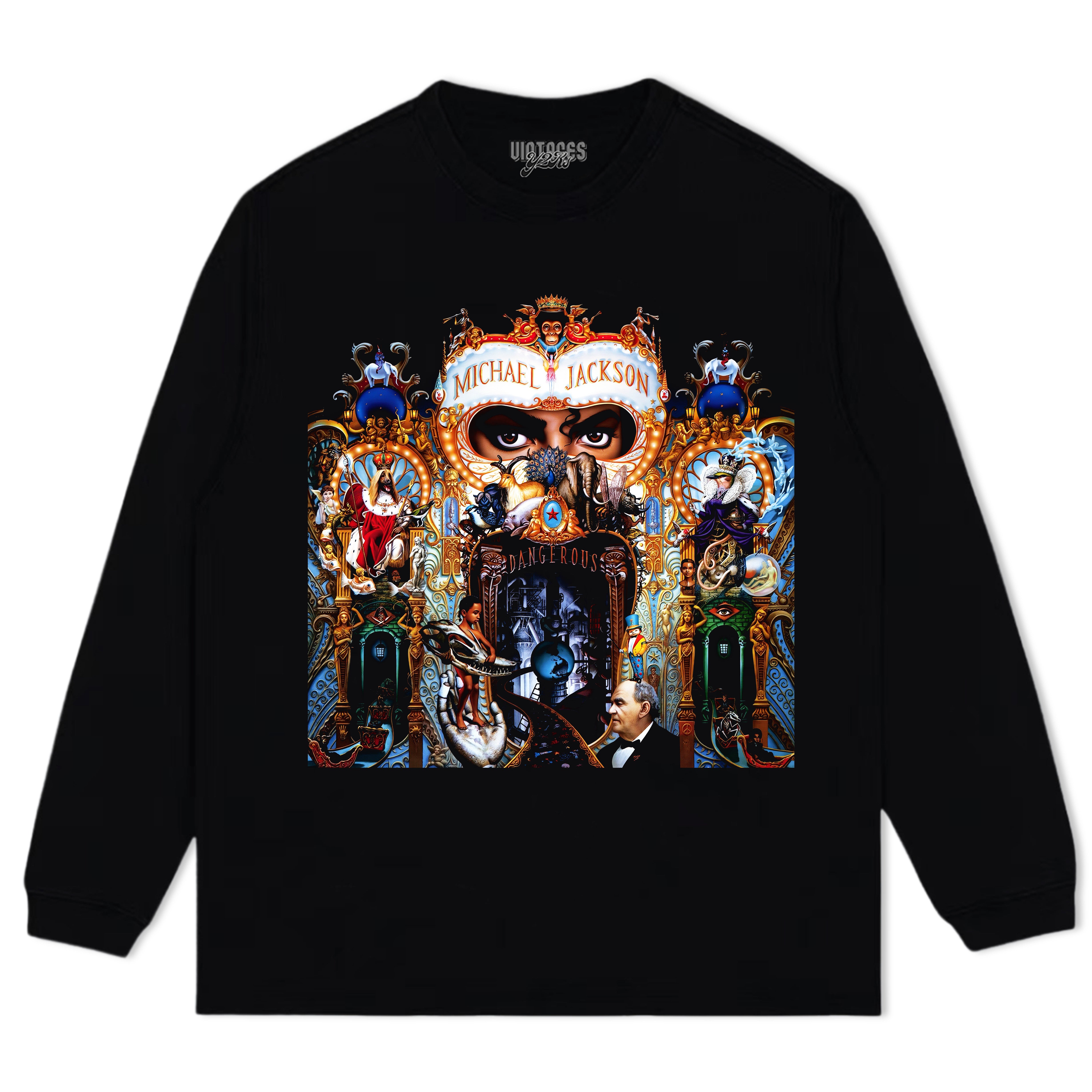 MICHAEL JACKSON DANGEROUS WORLD TOUR TANK TOP & TEE & LONG SLEEVE & LAYERED LS & HOODIE