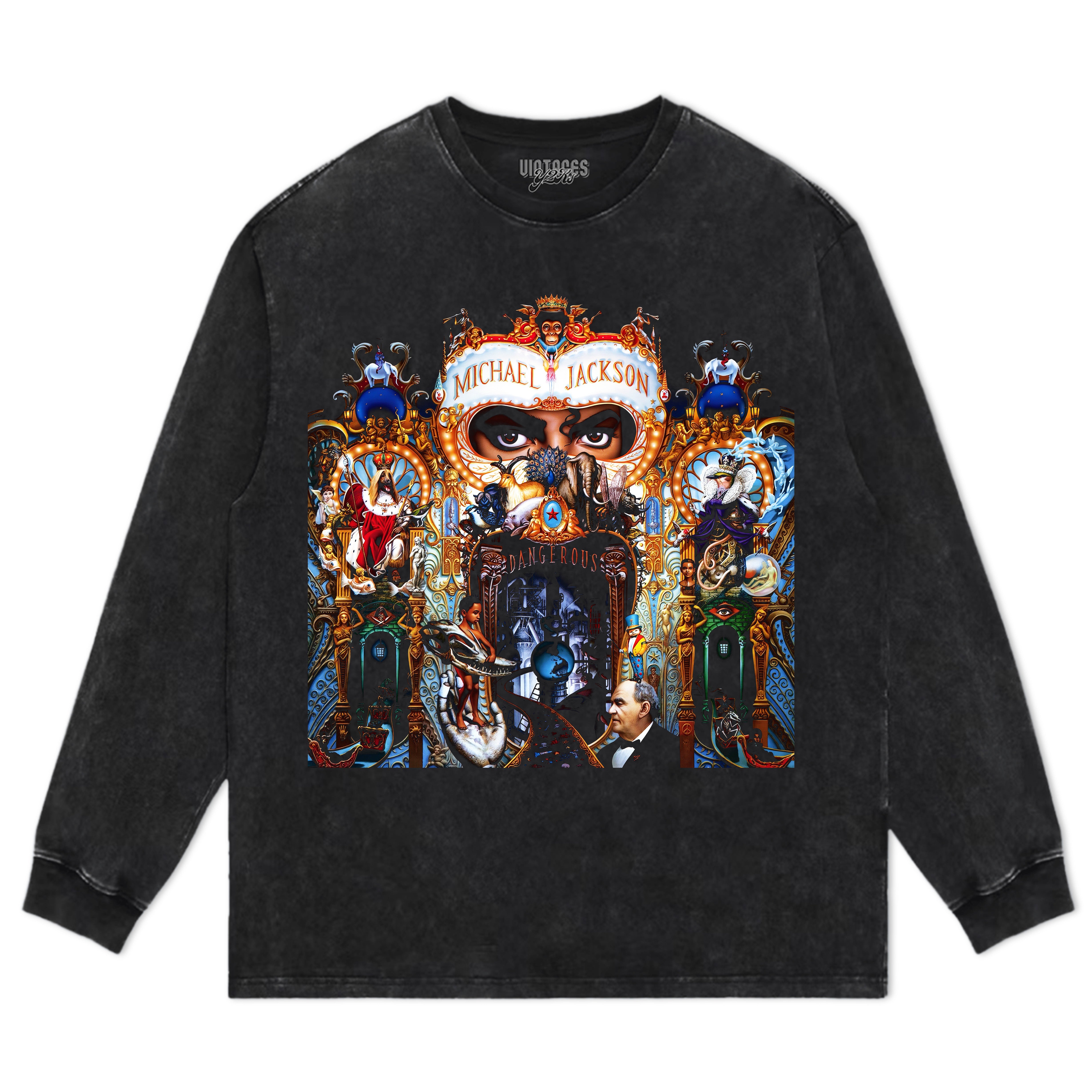 MICHAEL JACKSON DANGEROUS WORLD TOUR TANK TOP & TEE & LONG SLEEVE & LAYERED LS & HOODIE