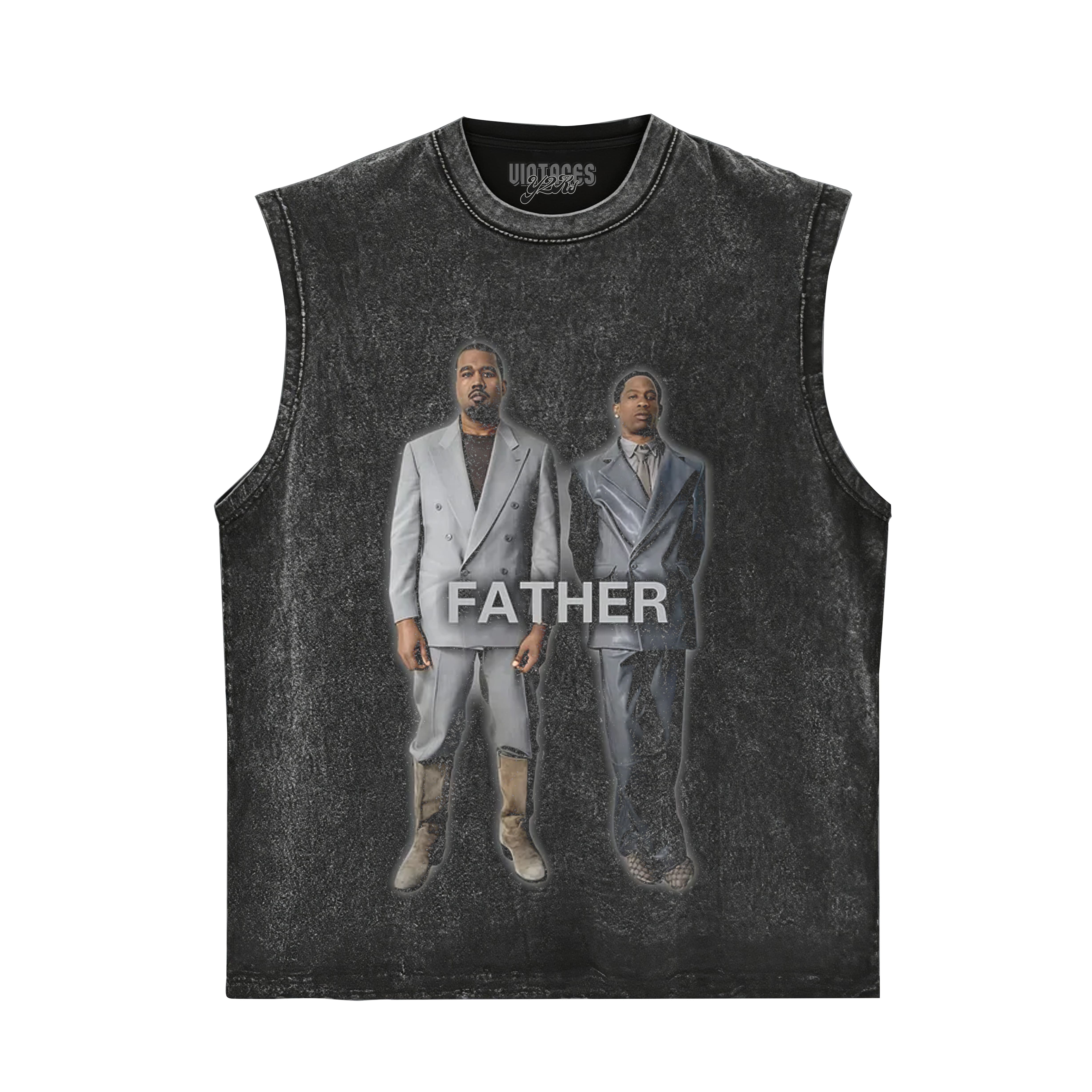 YE TRAVIS SCOTT FATHER TANK TOP & TEE & LONG SLEEVE & LAYERED LS & HOODIE