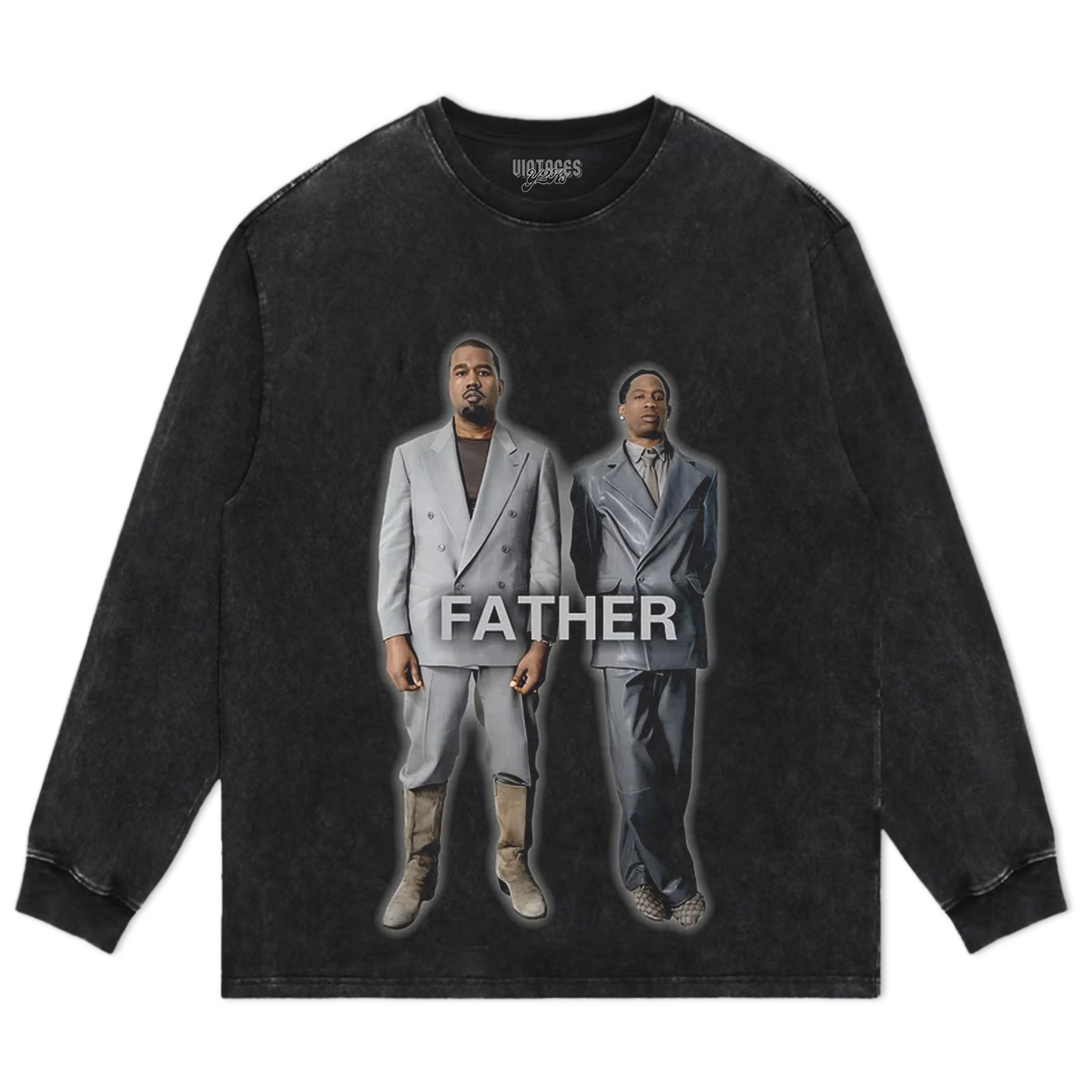 YE TRAVIS SCOTT FATHER TANK TOP & TEE & LONG SLEEVE & LAYERED LS & HOODIE