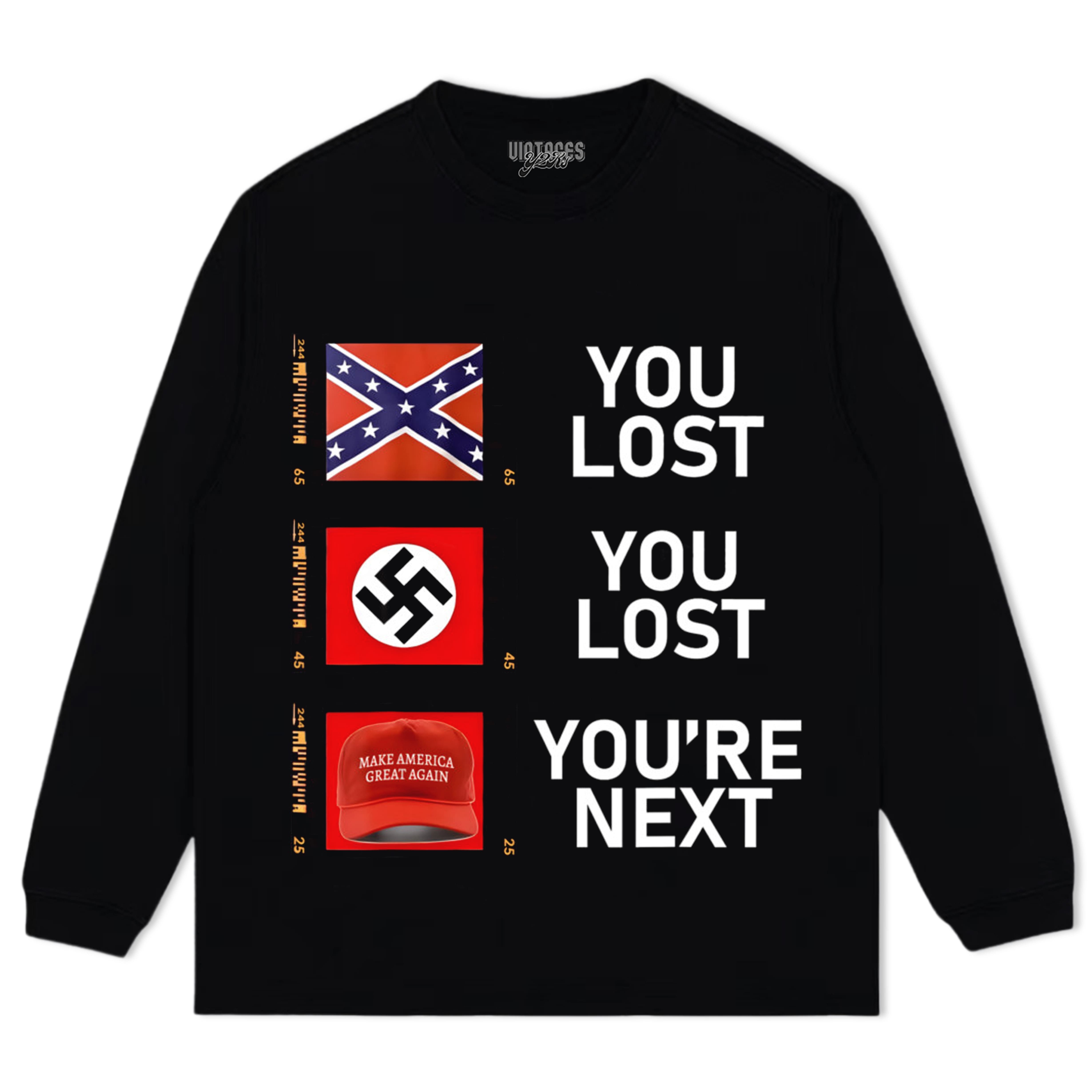 YOU LOST YOU LOST YOU'RE NEXT TEE & LS & HOODIE