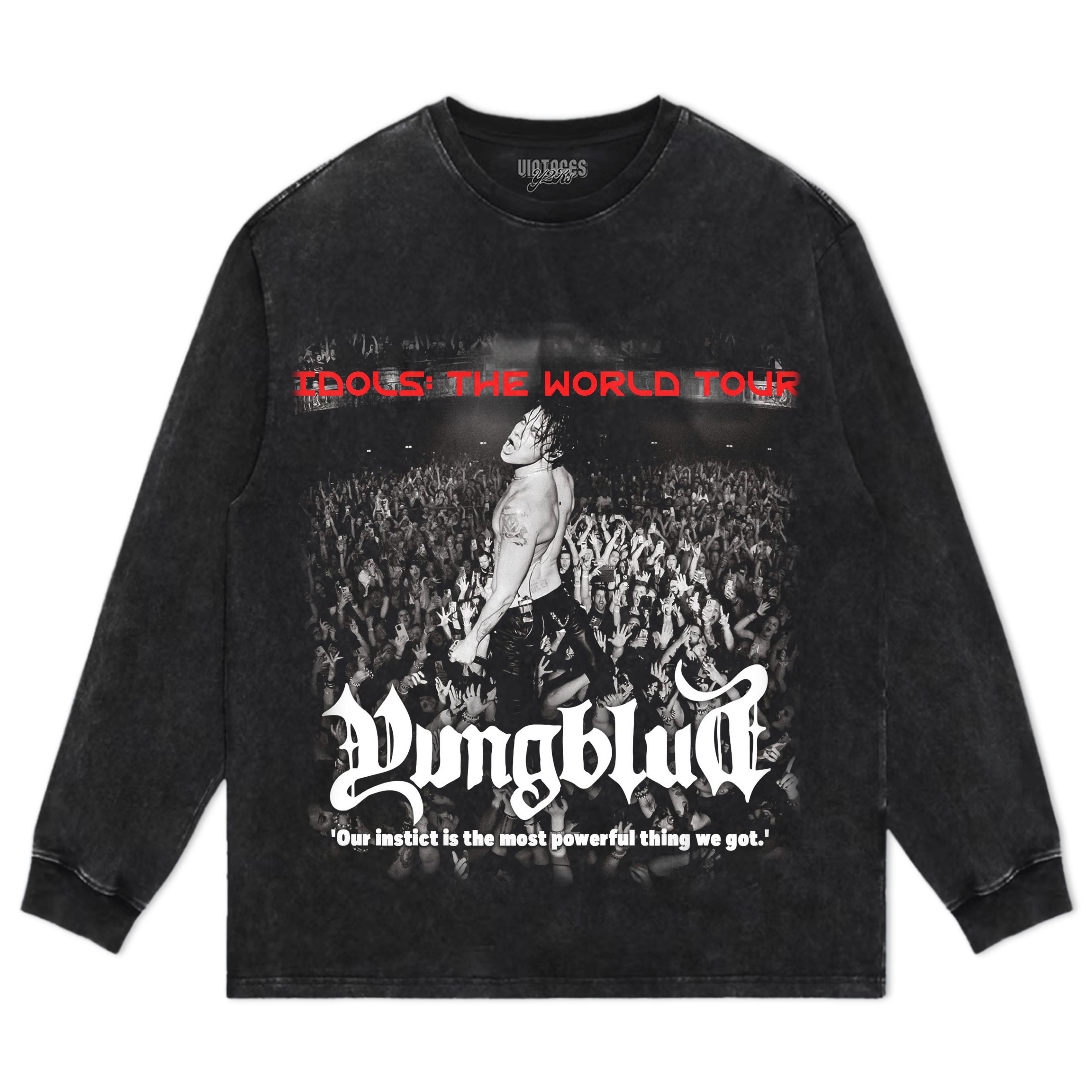 YUNGBLUD & IDOLS THE WORLD TOUR SOUVENIR TEE & LS & HOODIE
