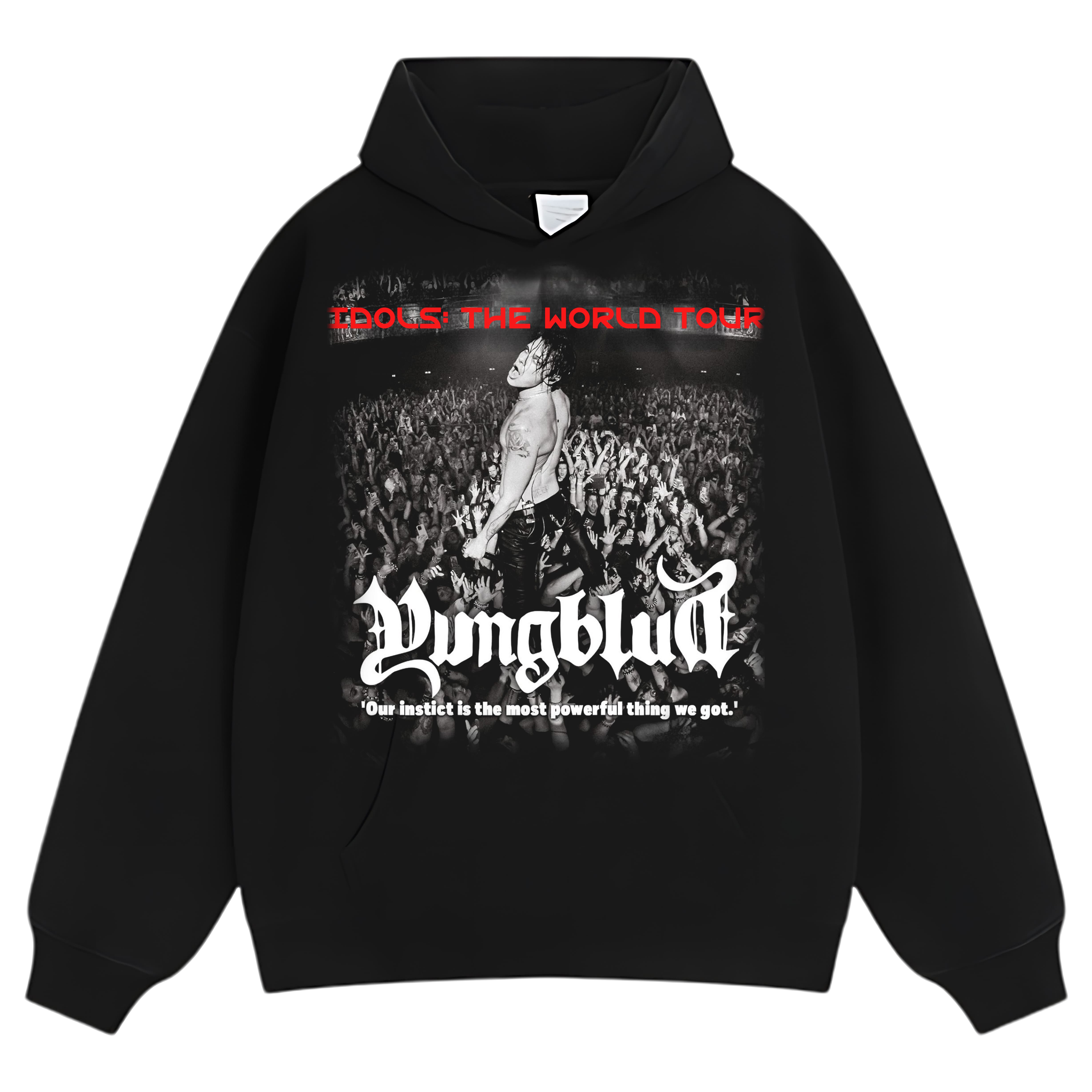 YUNGBLUD & IDOLS THE WORLD TOUR SOUVENIR TEE & LS & HOODIE